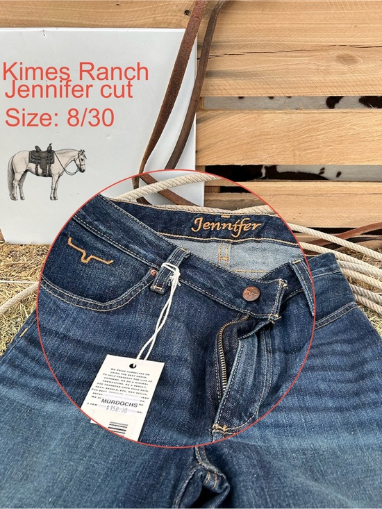 Kimes Ranch Denim - Kimes Ranch Jennifer Bootcut Jeans in Dark Blue Denim